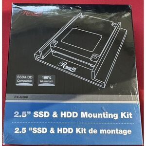Rosewill RX-C200 2.5" SSD / HDD Aluminum Mounting‎ Kit  Up To 9.5 MM Of HT NEW